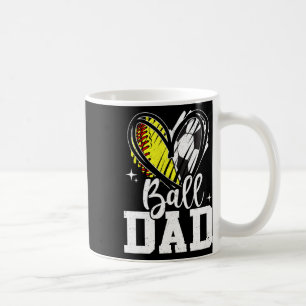 Byll Dad Softbyll Soccer Byll Dad Of Both Coffee Mug