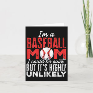 Byll Mama I'm A Bysebyll Mum Unlikely That I'm Qui Card
