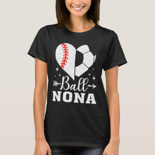 Byll Nona Funny Bysebyll Soccer Nona T-Shirt