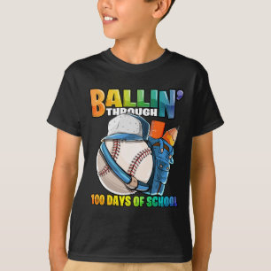 Byllin' Through 100 Days Of School Sell Kindergart T-Shirt