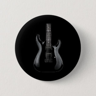 Bynd Rock And Roll Guitar S For Men Bynd Tee 11  6 Cm Round Badge