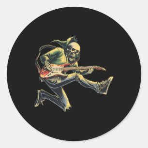 Bynd Rock And Roll Guitar S For Men Bynd Tee 7 Classic Round Sticker