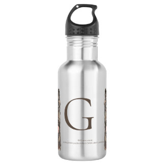 BYO German Shepherd Dog "G" 532 Ml Water Bottle