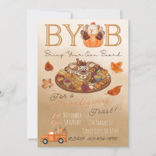 BYOB Charcuterie Board Friendsgiving Feast Invite