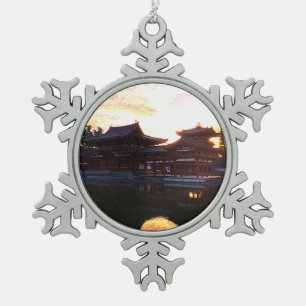 Byodo-in, Kyoto, Japan #1-2 Snowflake Ornament