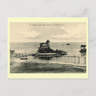 Byram Shore, Port Chester, New York Vintage Postcard