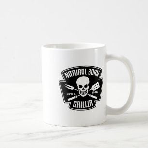 Byrbecue Natural Born Griller Funny Grill Master G Coffee Mug
