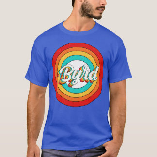 Byrd Name Shirt Vintage Byrd Circle