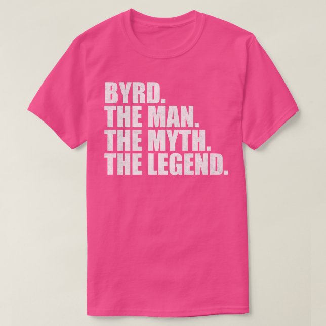 ByrdByrd Family name Byrd last Name Byrd Surname B T-Shirt (Design Front)