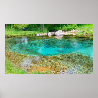 Byrds Mill Spring - Color Saturated Poster