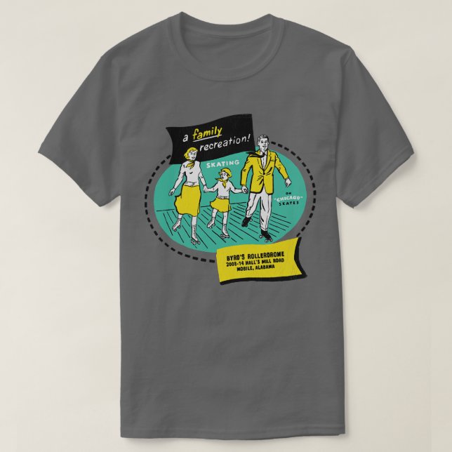 Byrds Rollerdrome TShirt (Design Front)