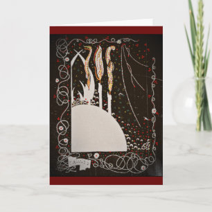 Byrd's Words Candles on Black Card