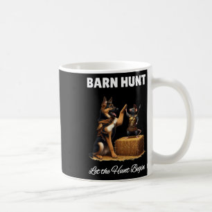 Byrn Hunt Lover - Cute Warrior Rat And German Shep Coffee Mug
