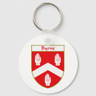 Byrne Coat of Arms/Family Crest Key Ring