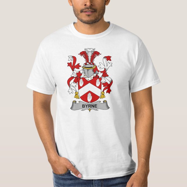Byrne Family Crest T-Shirt (Front)