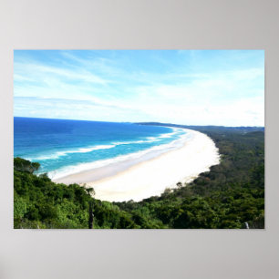 Byron Bay Beach View Poster