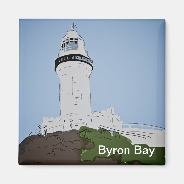 Byron Bay Fridge Magnet (Front)