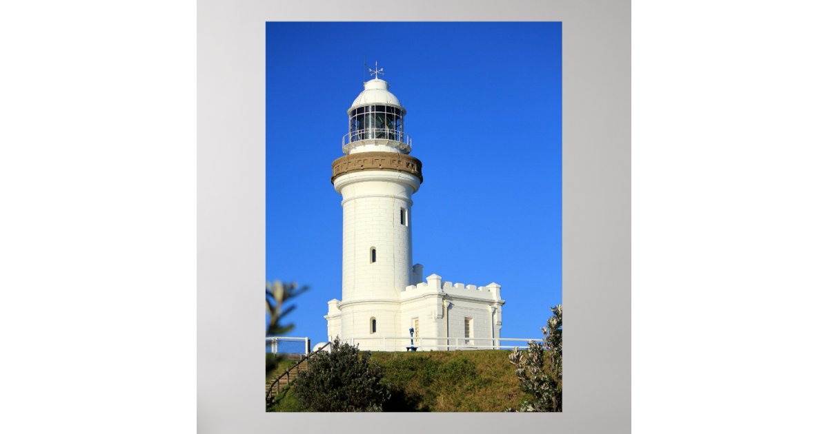 Byron Bay Lighthouse Poster Zazzle