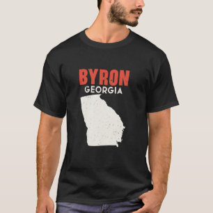 Byron Georgia USA State America Travel Georgian At T-Shirt