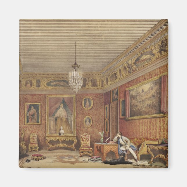 Byron's Room in Palazzo Mocenigo, Venice (w/c on p Magnet (Front)