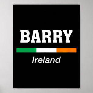 Byrry Irish Family Name St Patricks Day Ireland Fl Poster