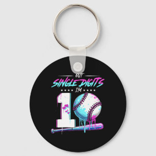 Bysebyll 10 Years Old Birthday Double Digits 10 Bi Key Ring