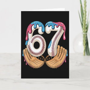 Bysebyll 67 - Ice Cream Drip 67 Meme Funny Player  Card