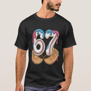 Bysebyll 67 - Ice Cream Drip 67 Meme Funny Player  T-Shirt