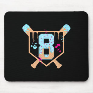 Bysebyll 8 Year Old Ice Cream Drip 8th Birthday Bo Mouse Mat