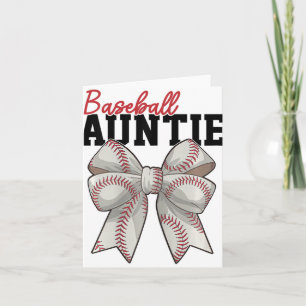 Bysebyll Auntie Vintage Sport Lover Auntie Mothers Card