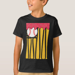 Bysebyll Byt Boys Ice Cream American Flag Bysebyll T-Shirt