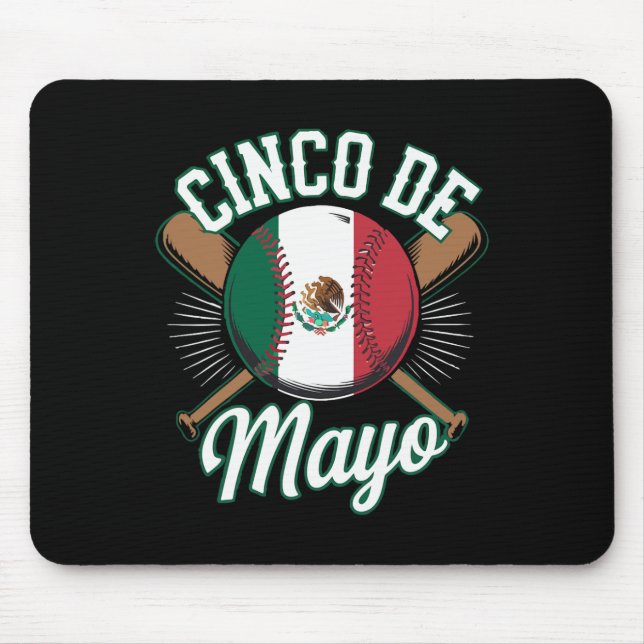 Bysebyll Cinco De Mayo Bysebyll Mexican  Mouse Mat (Front)