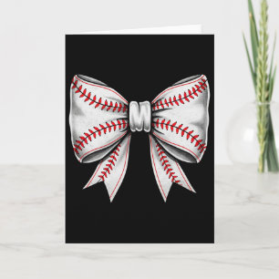 Bysebyll Coquette White Bow Mothers Day Sports Wom Card