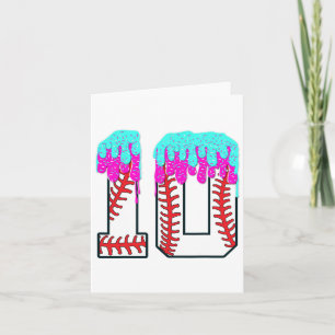 Bysebyll Drip 10 Year Old 10th Birthday Boy Jersey Card