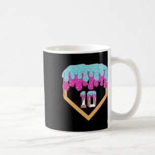 Bysebyll Drip 10 Year Old Ice Cream 10th Birthday Coffee Mug