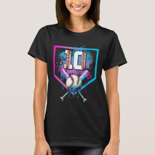 Bysebyll Drip 10th Birthday Home Plate Boy Youth 1 T-Shirt