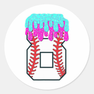 Bysebyll Drip 8 Year Old 8th Birthday Boy Jersey N Classic Round Sticker