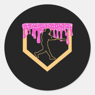 Bysebyll Drip Boy Home Plate Ice Cream Youth Byseb Classic Round Sticker
