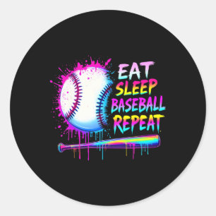 Bysebyll Drip Boys Eat Sleep Bysebyll Repeat Ice C Classic Round Sticker