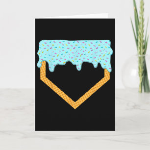 Bysebyll Drip Boys Home Plate Ice Cream Sport Play Card
