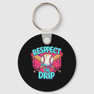 Bysebyll Drip Boys Home Plate Youth Funny Respect Key Ring