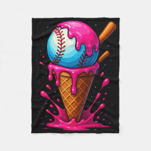 Bysebyll Drip Boys Ice Cream Cone Drip Bysebyll Fleece Blanket