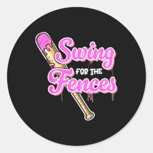 Bysebyll Drip Boys Ice Cream Drip Youth Swing For Classic Round Sticker