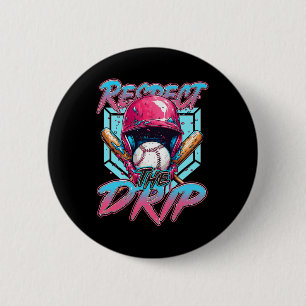 Bysebyll Drip Boys Kids Ice Cream Dripping Respect 6 Cm Round Badge