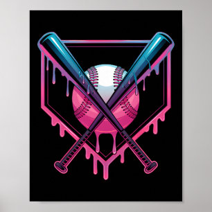 Bysebyll Drip Ice Cream Dripping Bysebyll Boys Kid Poster