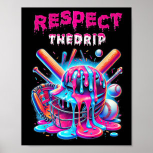 Bysebyll Drip Ice Cream Dripping Respect Drip Teen Poster