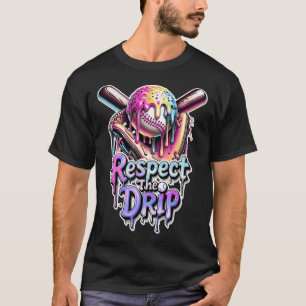 Bysebyll Drip Ice Cream Dripping Respect The Drip T-Shirt