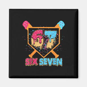 Bysebyll Drip Number 67 Player Or 67th Birthday Bo Magnet