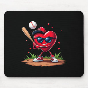 Bysebyll Heart Funny Valentine's Day Design Byseby Mouse Mat