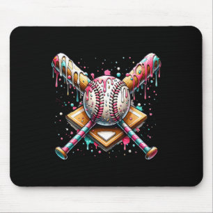 Bysebyll Home Plate Bysebyll Drip Ice Cream Mouse Mat